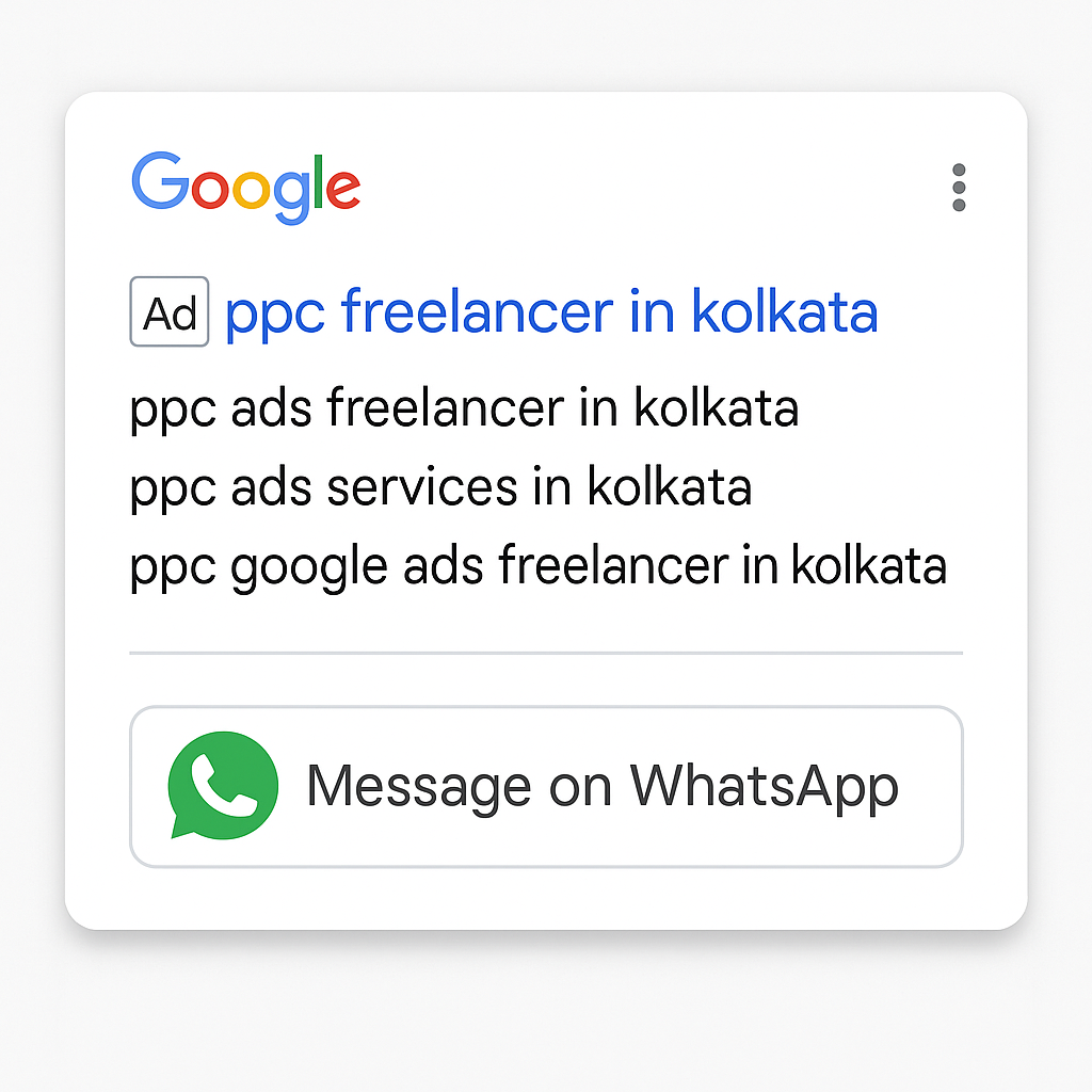 Google Ads WhatsApp Asset